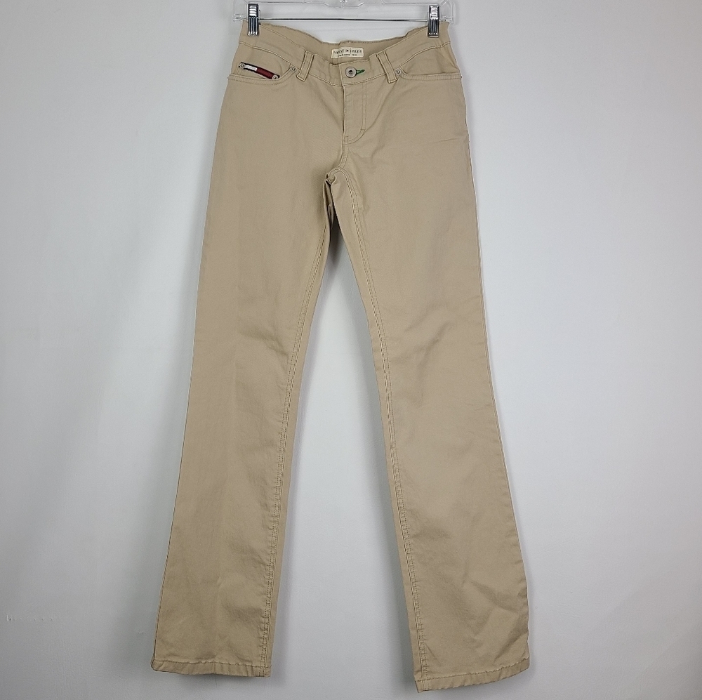 Tommy Hilfiger Khaki Straight Leg Size 5